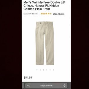 L.L.Bean Men’s Wrickle Free Pant